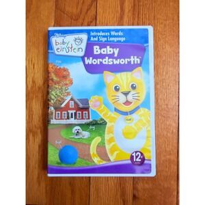 Disney Baby Einstein Baby Wordsworth DVD Words and Sign Language Marlee Matlin